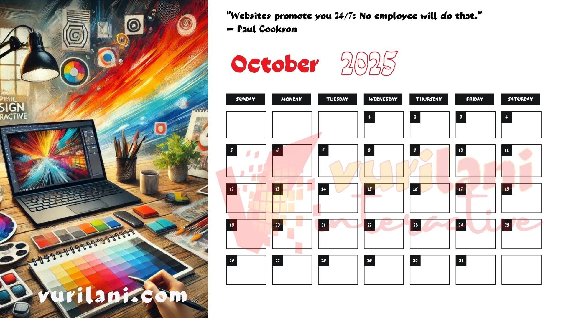 vurilani-2025calendar-oct Vurilani-2025Calendar-Oct Free 2025 Calendar