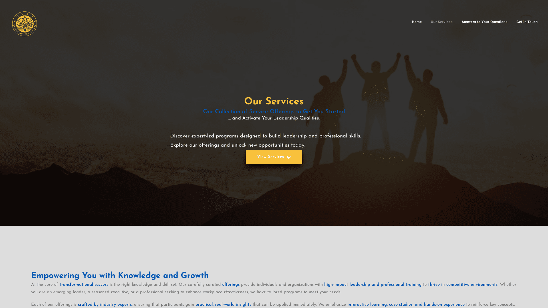 screenshot-lg-2 Eclats Leadership &Amp; Training - Desktop Screenshot 2