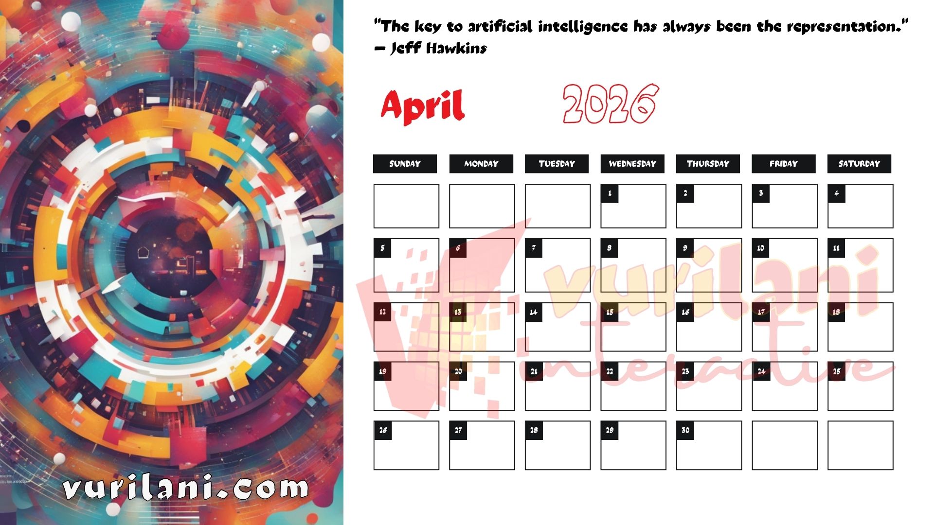 vurilani-2026calendar-apr Your Free Vurilani 2026 Calendar - April