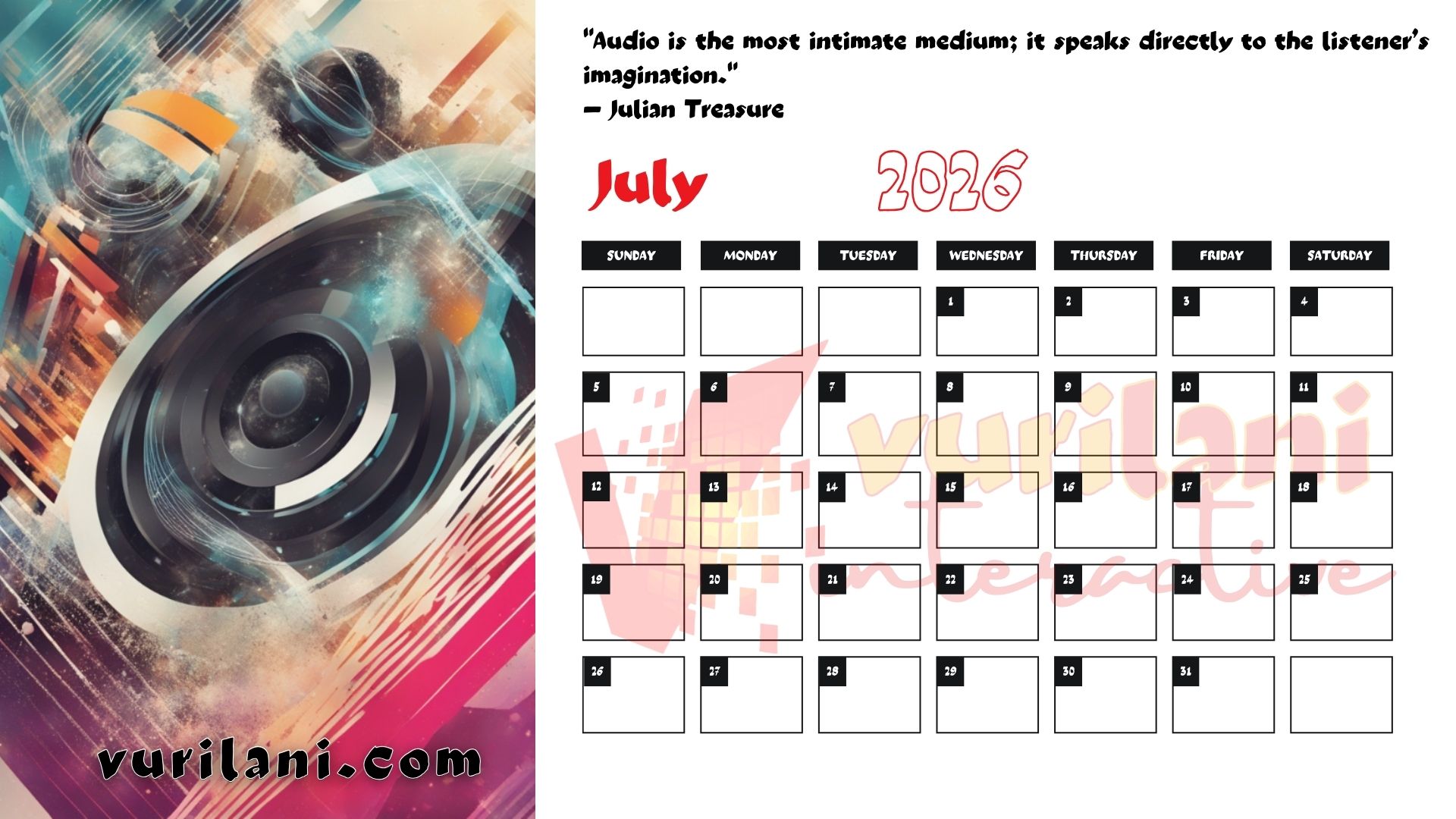 vurilani-2026calendar-jul Your Free Vurilani 2026 Calendar - July