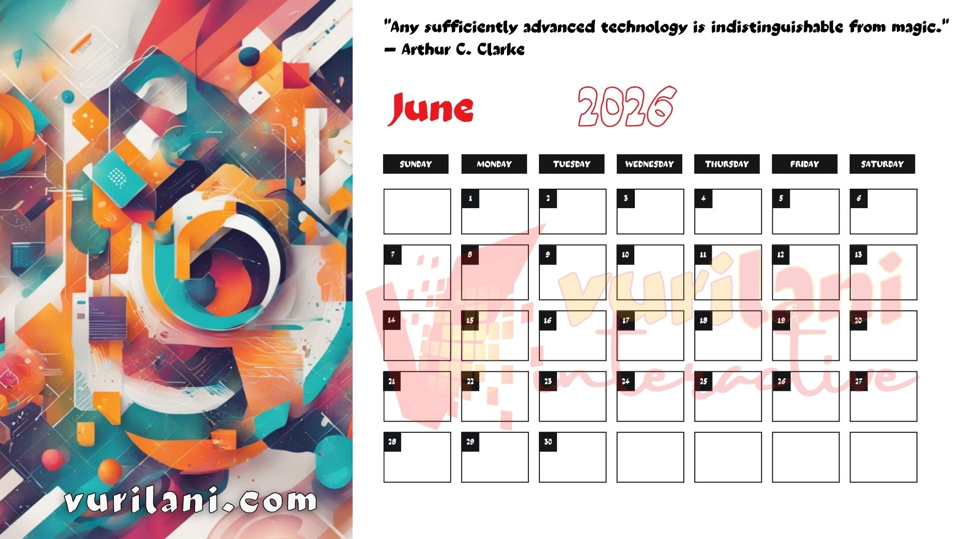 vurilani-2026calendar-jun Your Free Vurilani 2026 Calendar - June