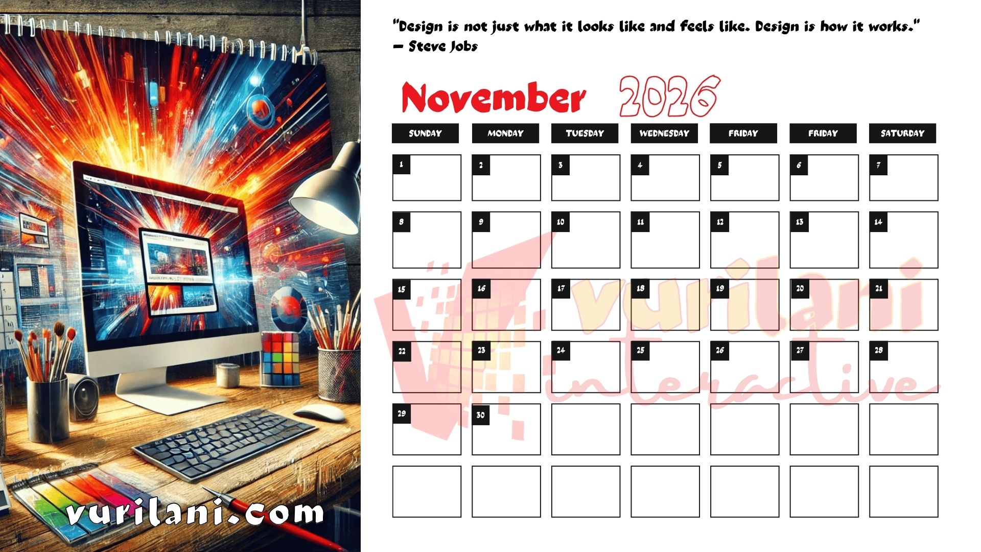 vurilani-2026calendar-nov Your Free Vurilani 2026 Calendar - November