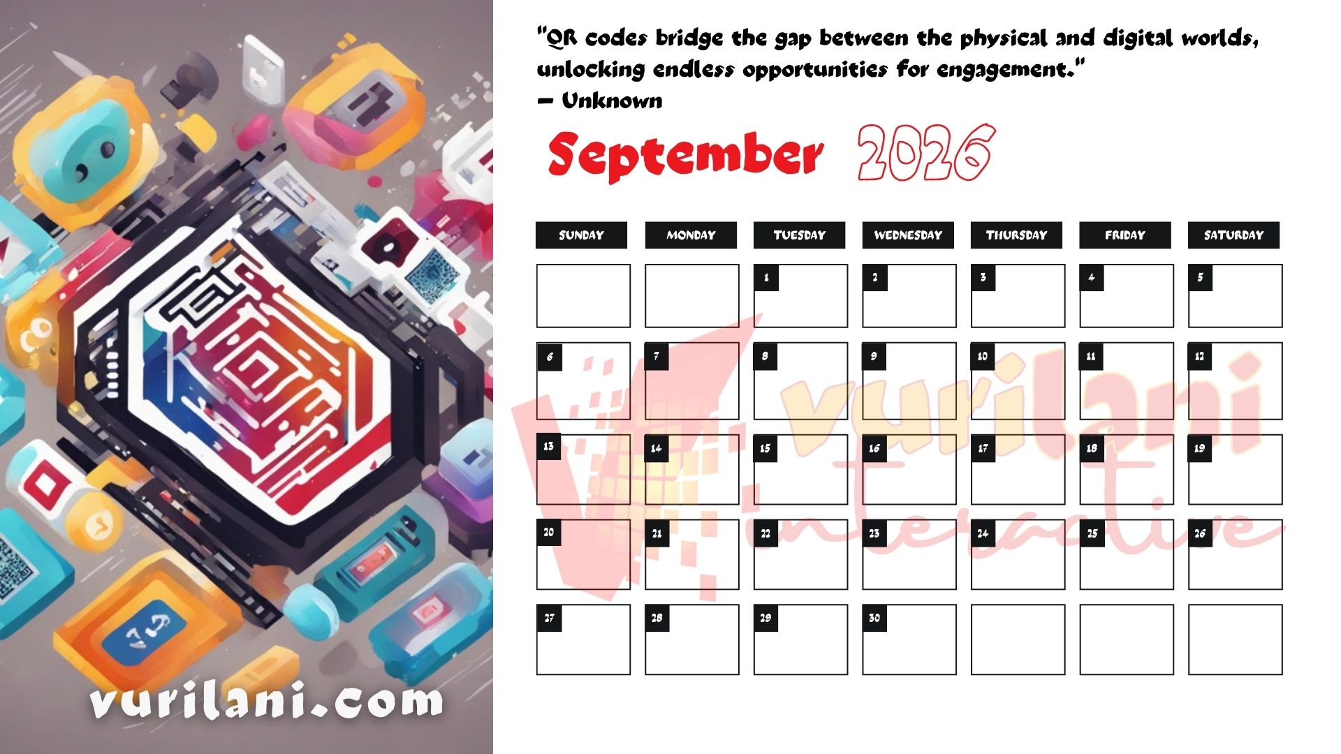 vurilani-2026calendar-sep Your Free Vurilani 2026 Calendar - September