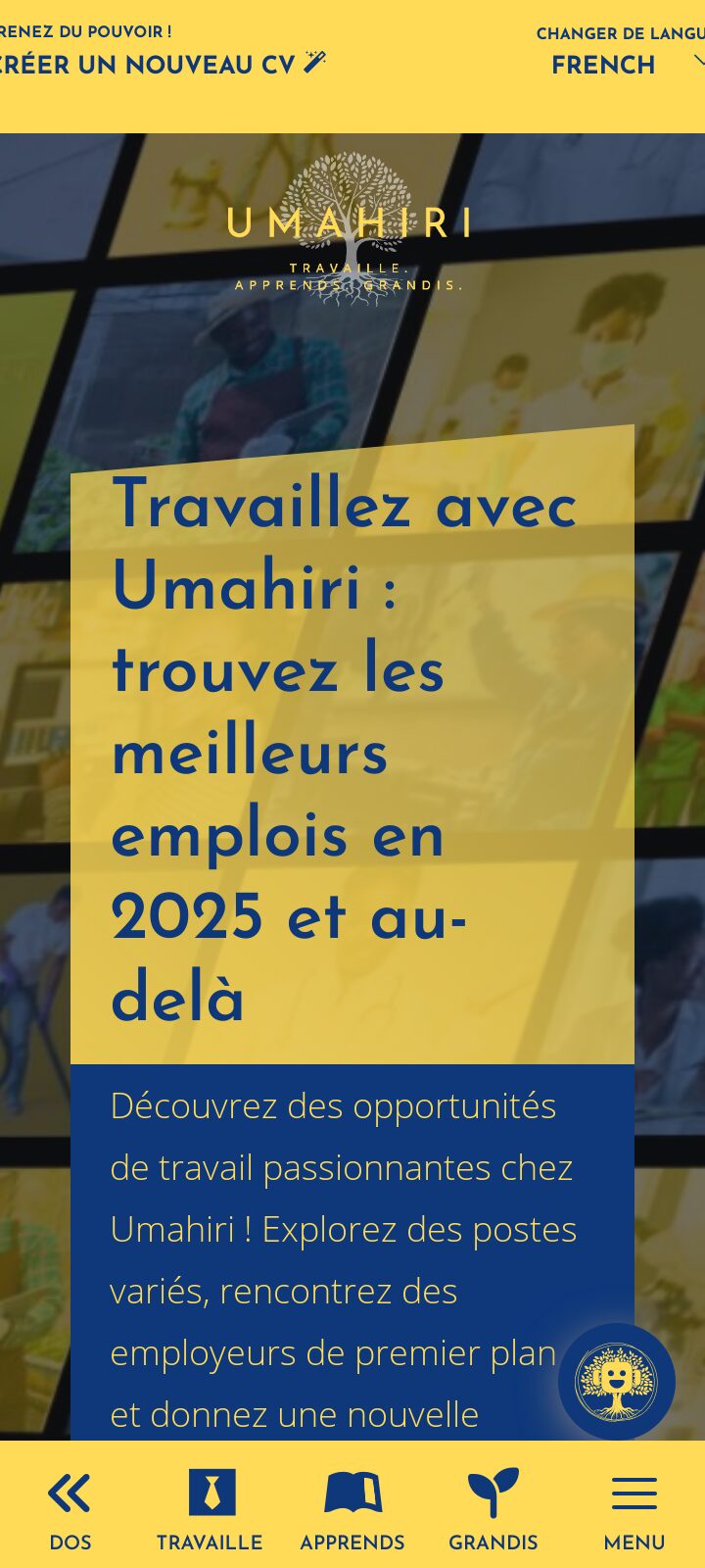 Umahiri Work In French